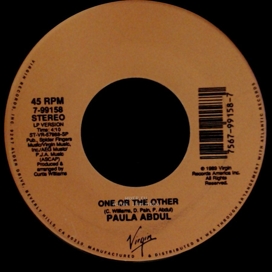 Paula Abdul - Opposites Attract (Duet With The Wild Pair) / One Or The Other side B