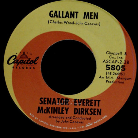 Senator Everett Mckinley Dirksen - The New Colossus (Statue Of Liberty) / Gallant Men side B