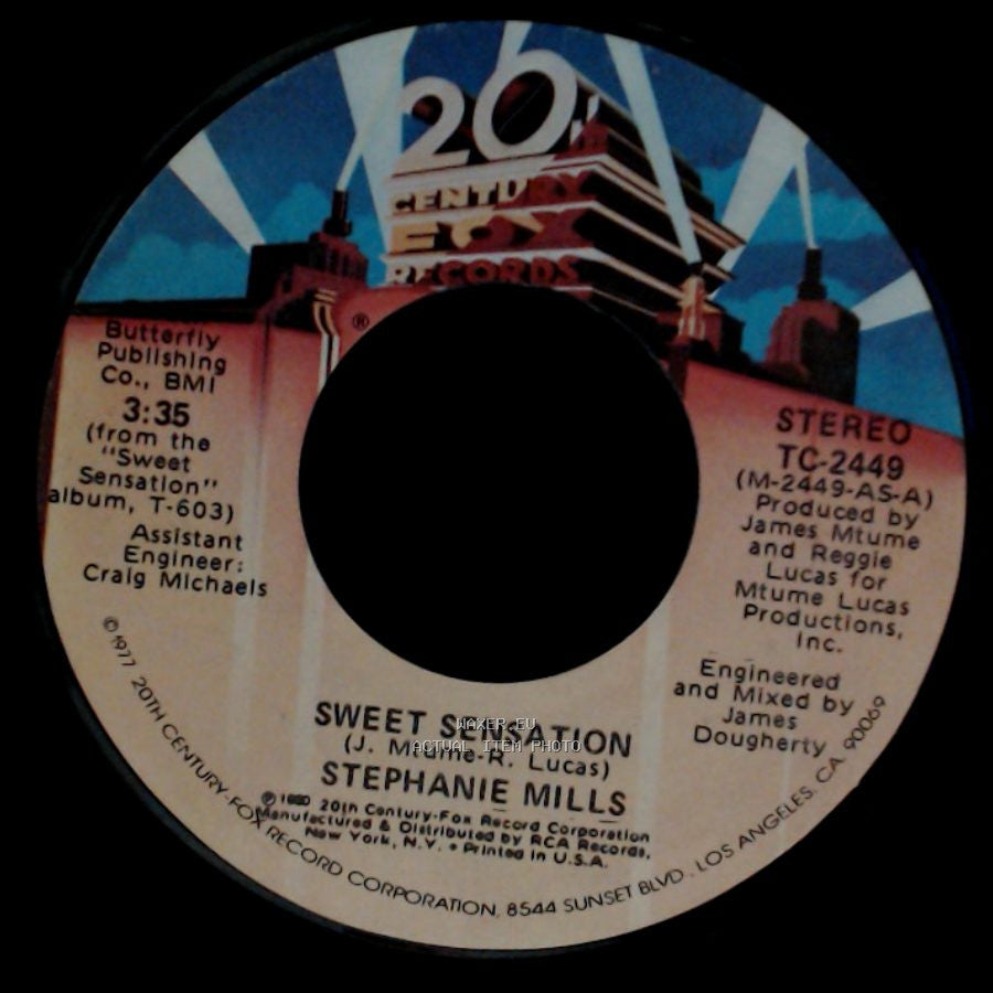Stephanie Mills - Wish That You Were Mine / Sweet Sensation side B