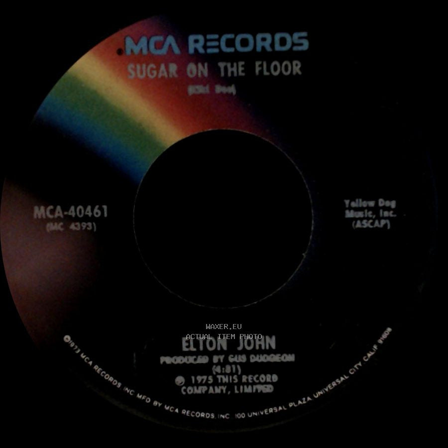 Elton John - Sugar On The Floor / Island Girl side A