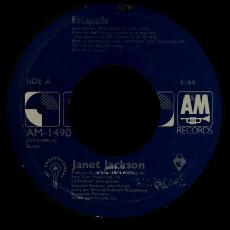 Janet Jackson - Escapade / Escapade (Instrumental) side A