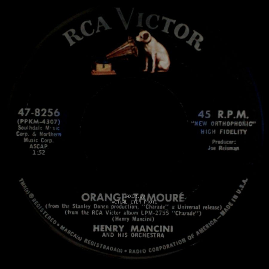 Henry Mancini And His Orchestra - Orange Tamouré / Charade side A