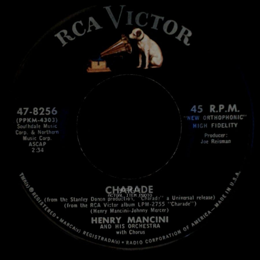 Henry Mancini And His Orchestra - Orange Tamouré / Charade side B