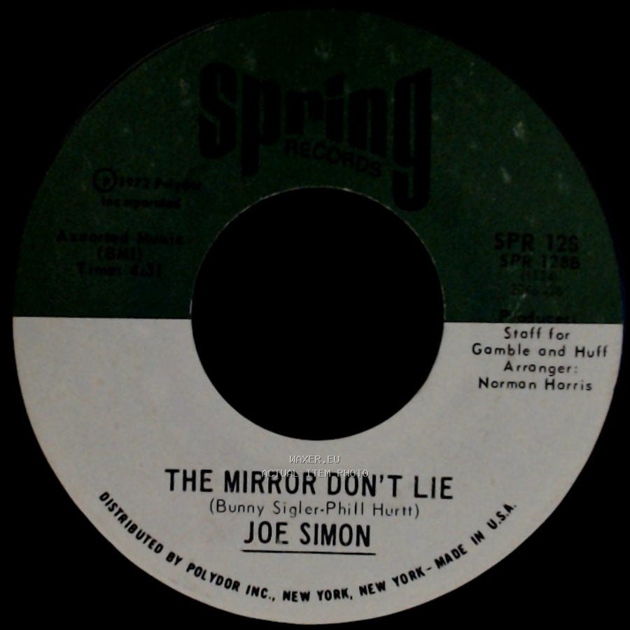 Joe Simon - The Mirror Don't Lie / Power Of Love side A