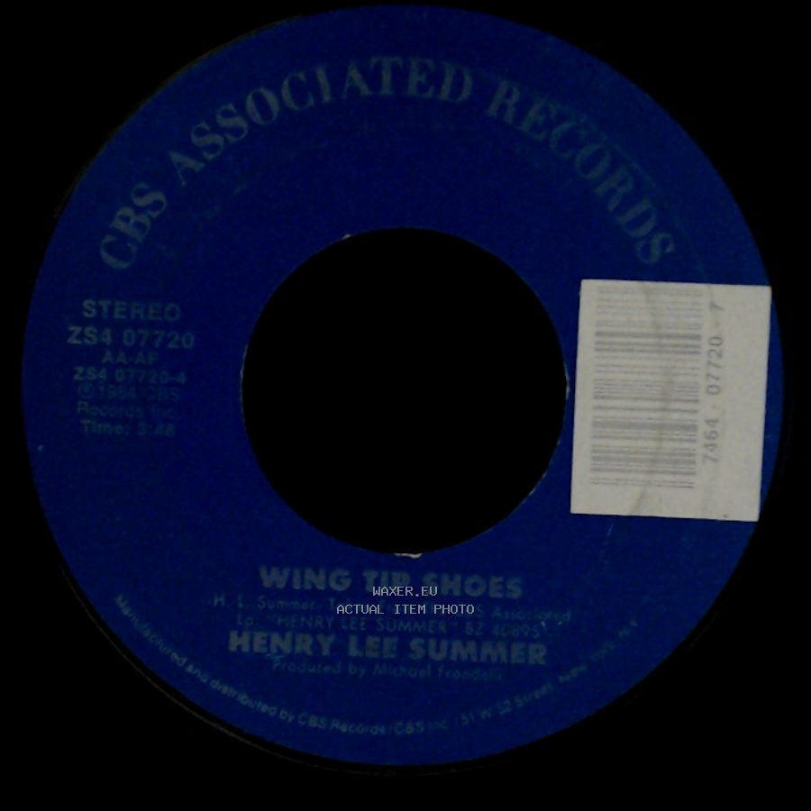Henry Lee Summer - Wing Tip Shoes / I Wish I Had A Girl (7'' Edit) side A
