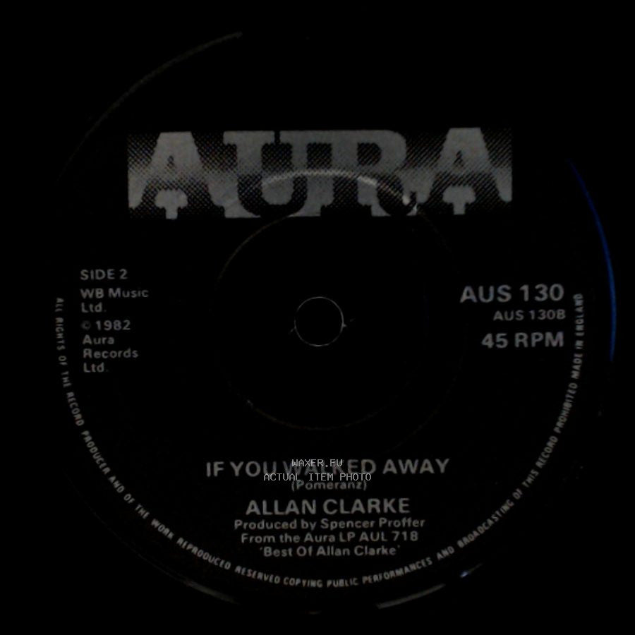 Allan Clarke - Shadow In The Street / If You Walked Away side B