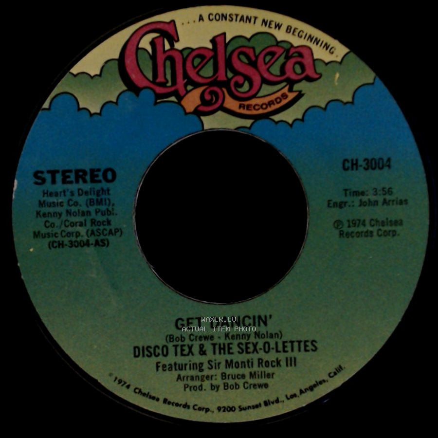 Disco Tex & The Sex-O-Lettes / Disco Tex & The Sex-O-Lettes Featuring Sir Monti Rock Iii - Get Dancin' - Part Ii / Get Dancin' side B