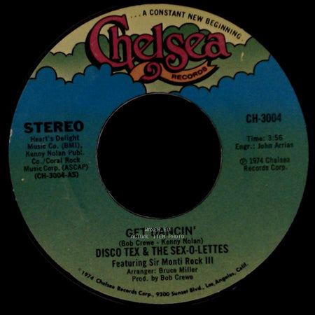 Disco Tex & The Sex-O-Lettes / Disco Tex & The Sex-O-Lettes Featuring Sir Monti Rock Iii - Get Dancin' - Part Ii / Get Dancin' side B