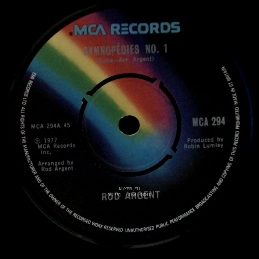 Rod Argent - Light Fantastic (Argent) / Gymnopédies No. 1 side B