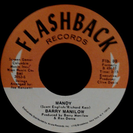 Barry Manilow - Mandy / It's A Miracle side A