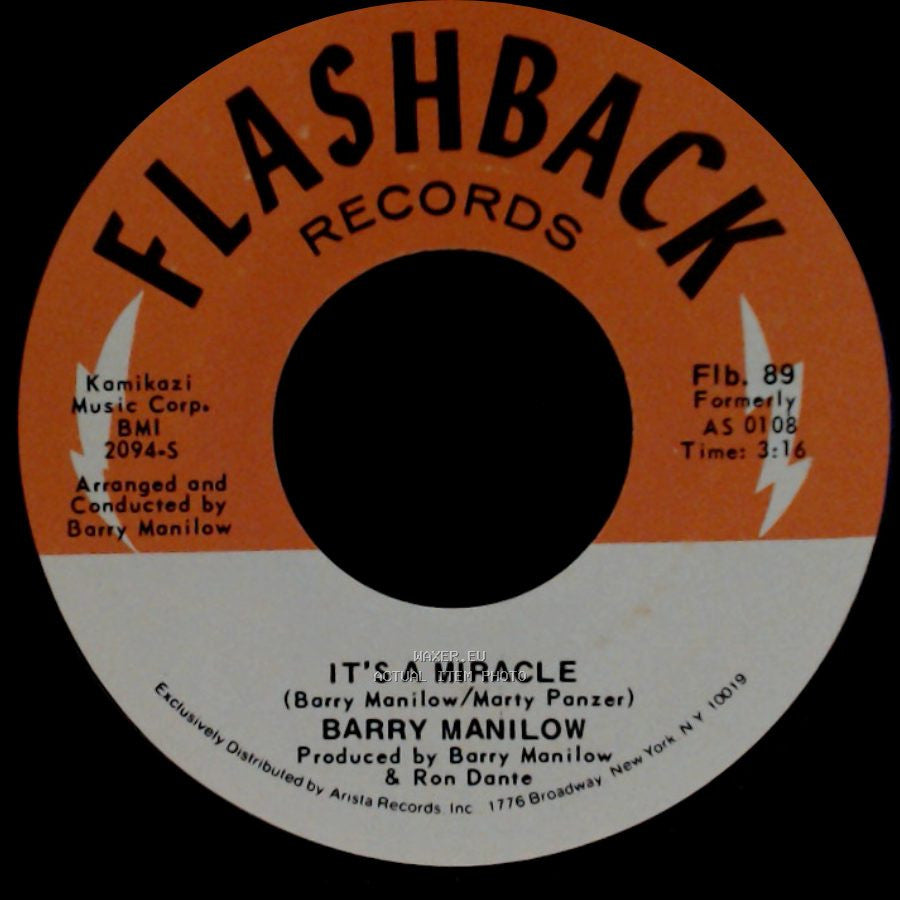 Barry Manilow - Mandy / It's A Miracle side B