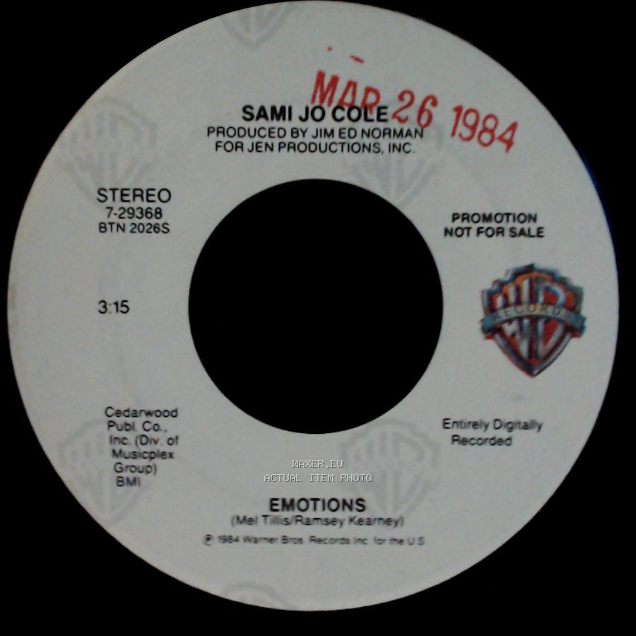 Sami Jo Cole - Emotions / Emotions side A