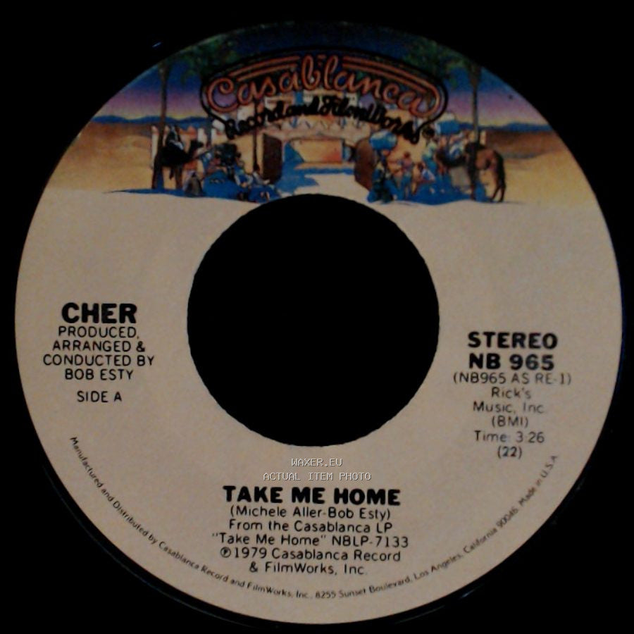 Cher - Take Me Home / My Song (Too Far Gone) side A