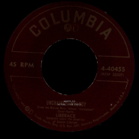 Liberace - The Bridges At Toko-Ri (Love Theme) / Unchained Melody side B
