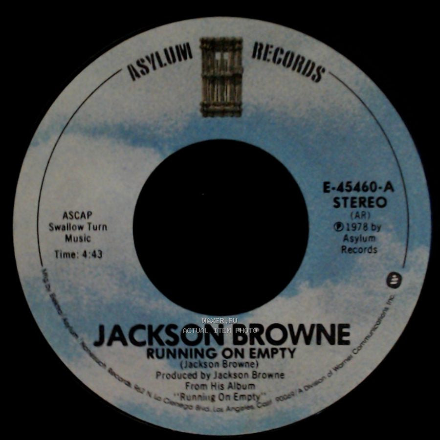 Jackson Browne - Running On Empty / Nothing But Time side A
