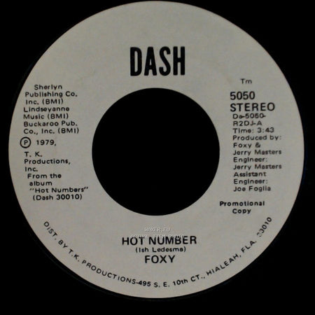 Foxy - Hot Number / Hot Number side A