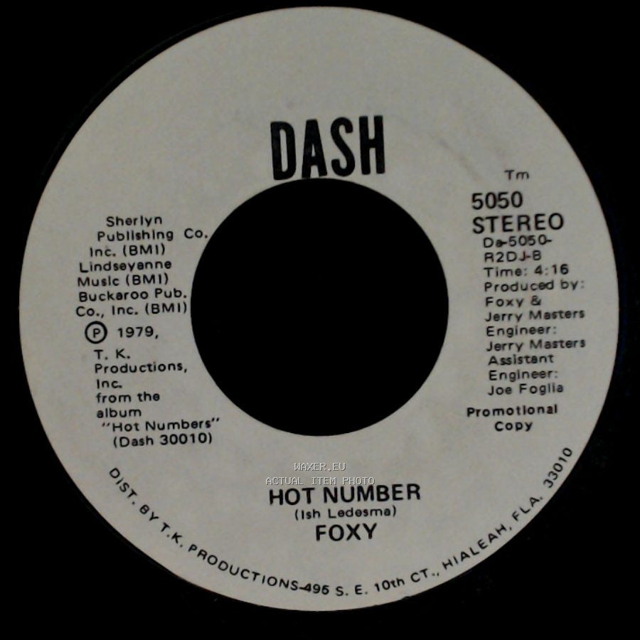 Foxy - Hot Number / Hot Number side B