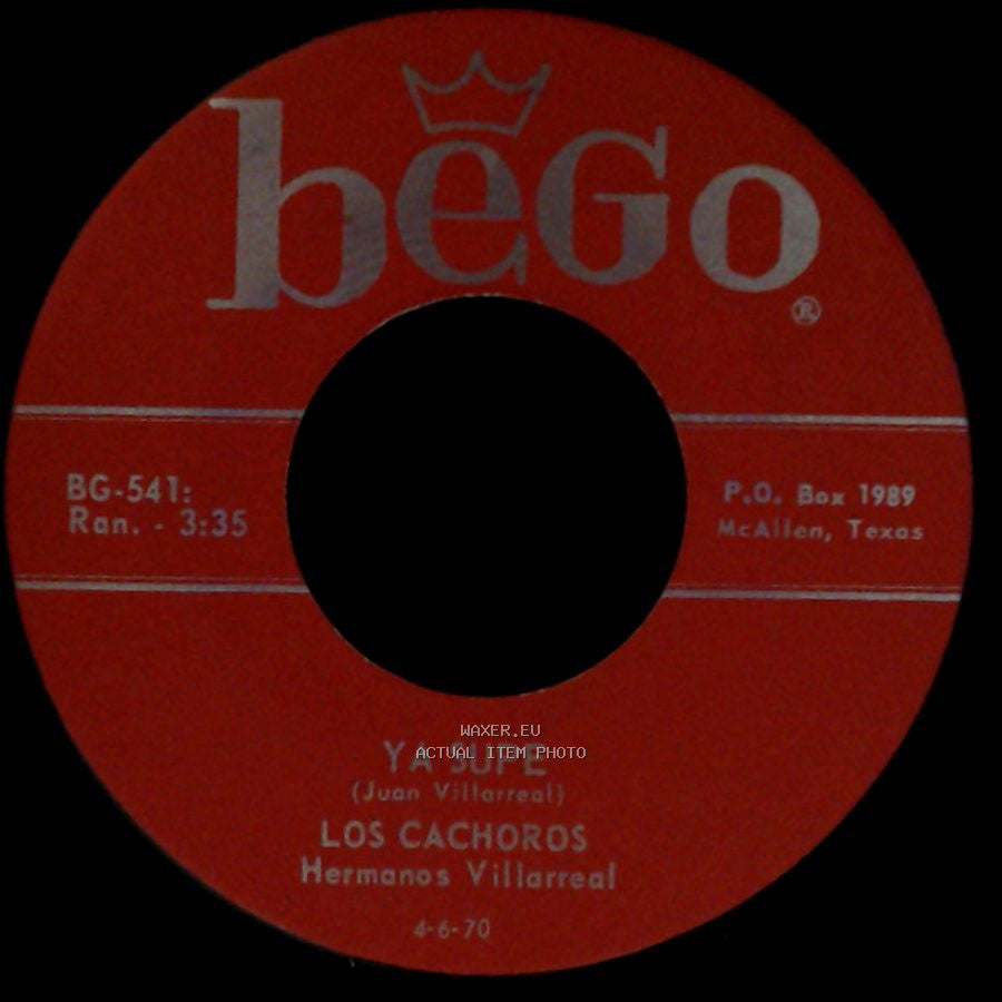 Los Cachoros Hermanos Villarreal - Ya Supe / La Tecolota side B