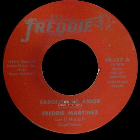 Freddie Martinez - Vino Maldito / Farolito De Amor side B
