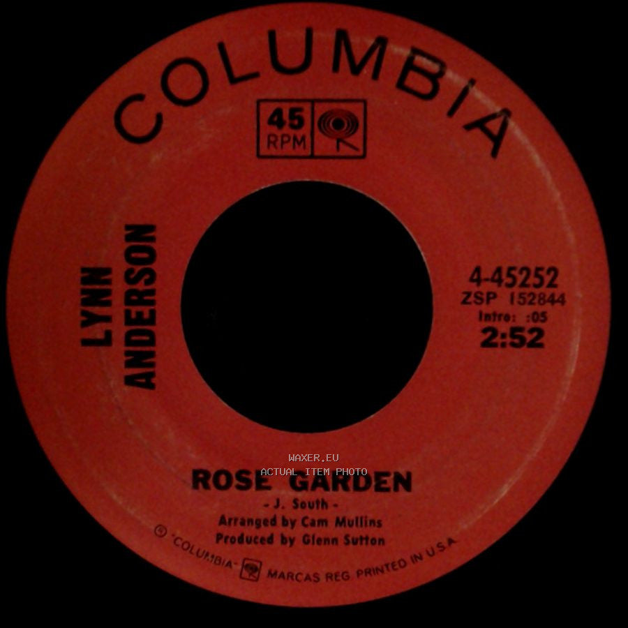 Lynn Anderson - Nothing Between Us / Rose Garden side B