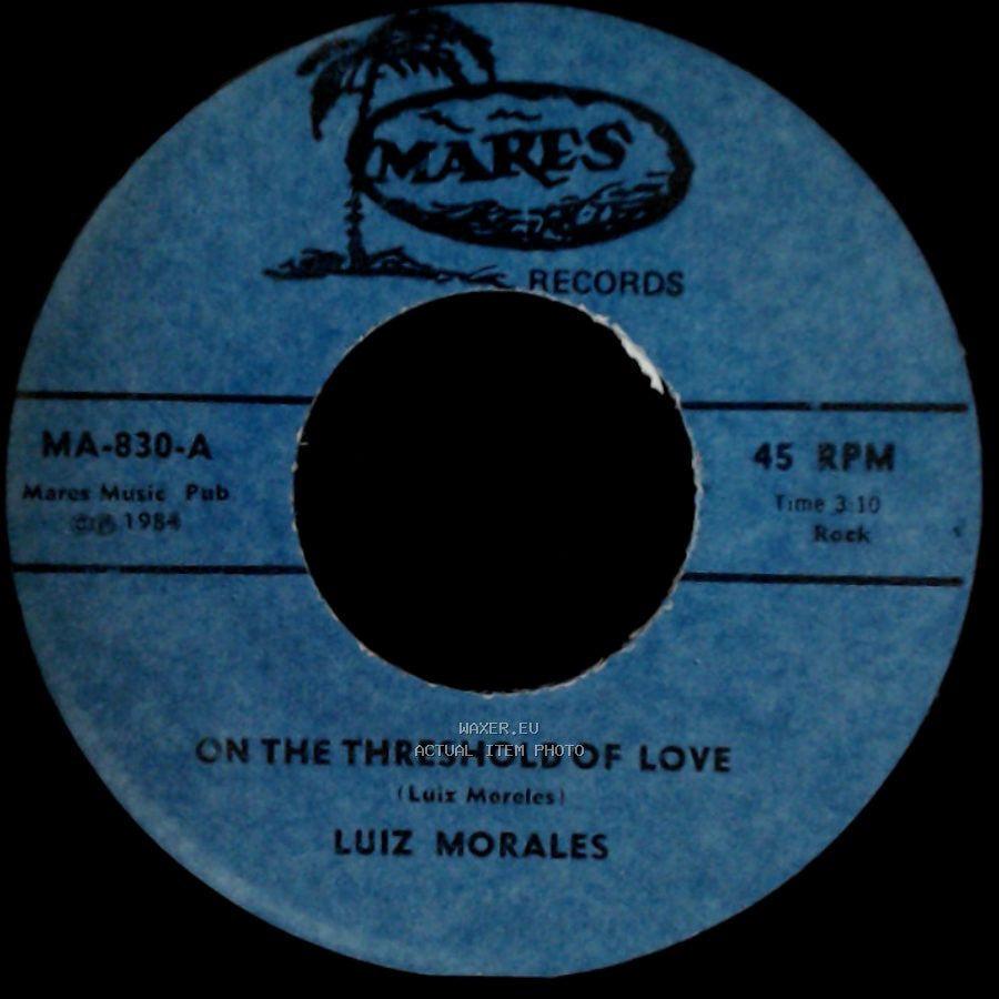 Luiz Morales - 'til I Loved You / On The Threshold Of Love side A