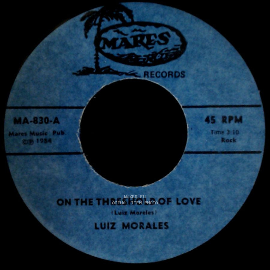 Luiz Morales - 'til I Loved You / On The Threshold Of Love side A