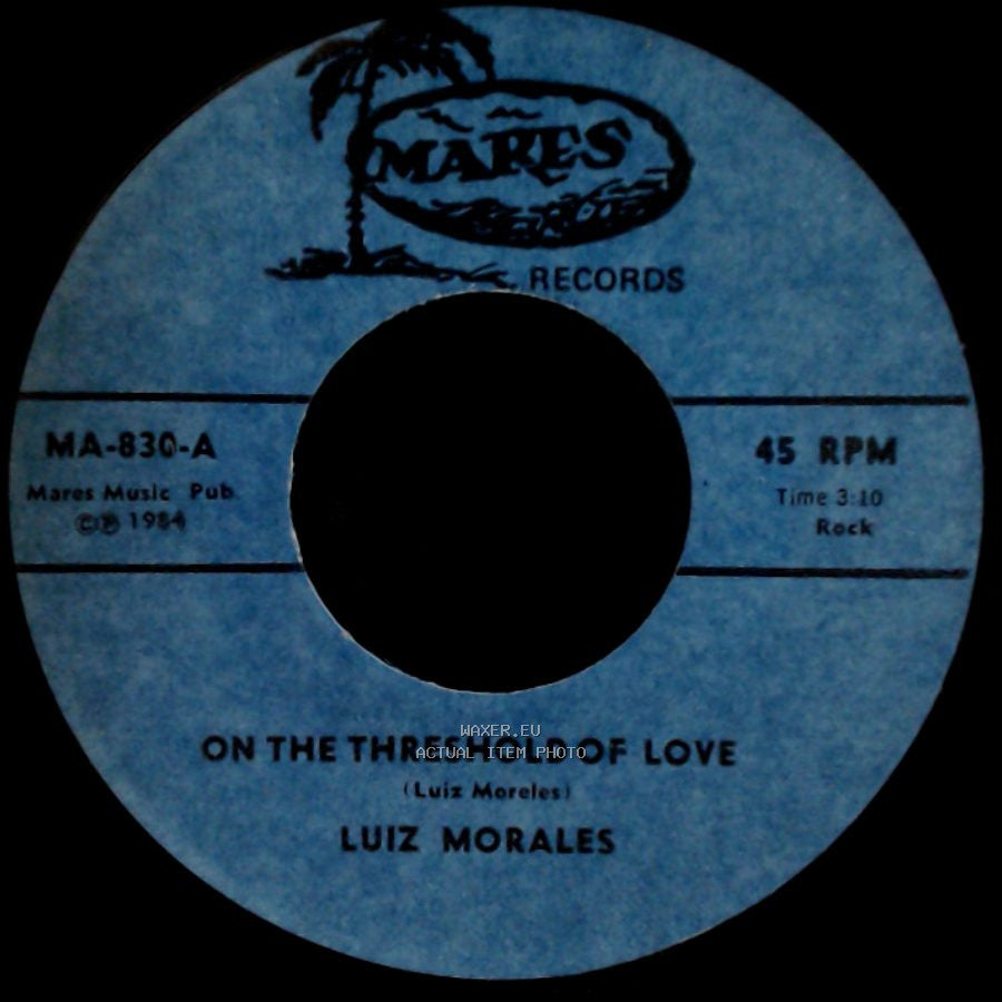 Luiz Morales - 'til I Loved You / On The Threshold Of Love side B