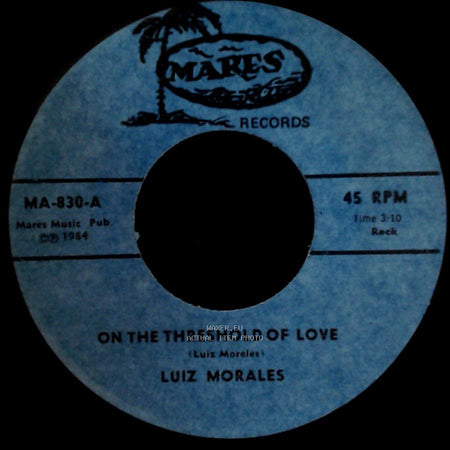 Luiz Morales - 'til I Loved You / On The Threshold Of Love side B