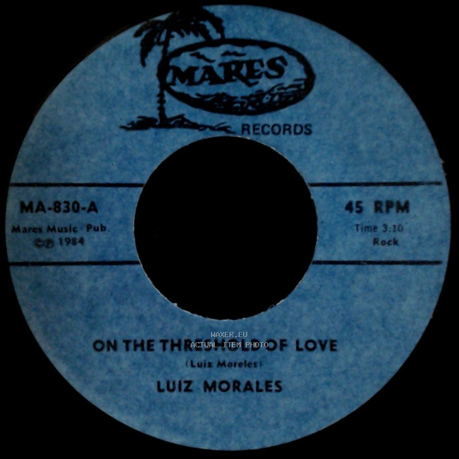Luiz Morales - 'til I Loved You / On The Threshold Of Love side B