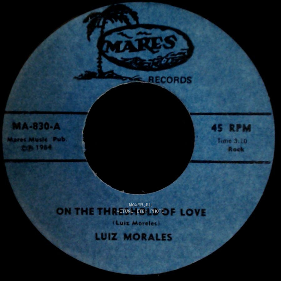 Luiz Morales - 'til I Loved You / On The Threshold Of Love side B