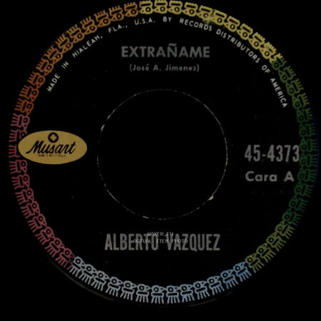 Alberto Vazquez - Extrañame / No Me Amenaces side A
