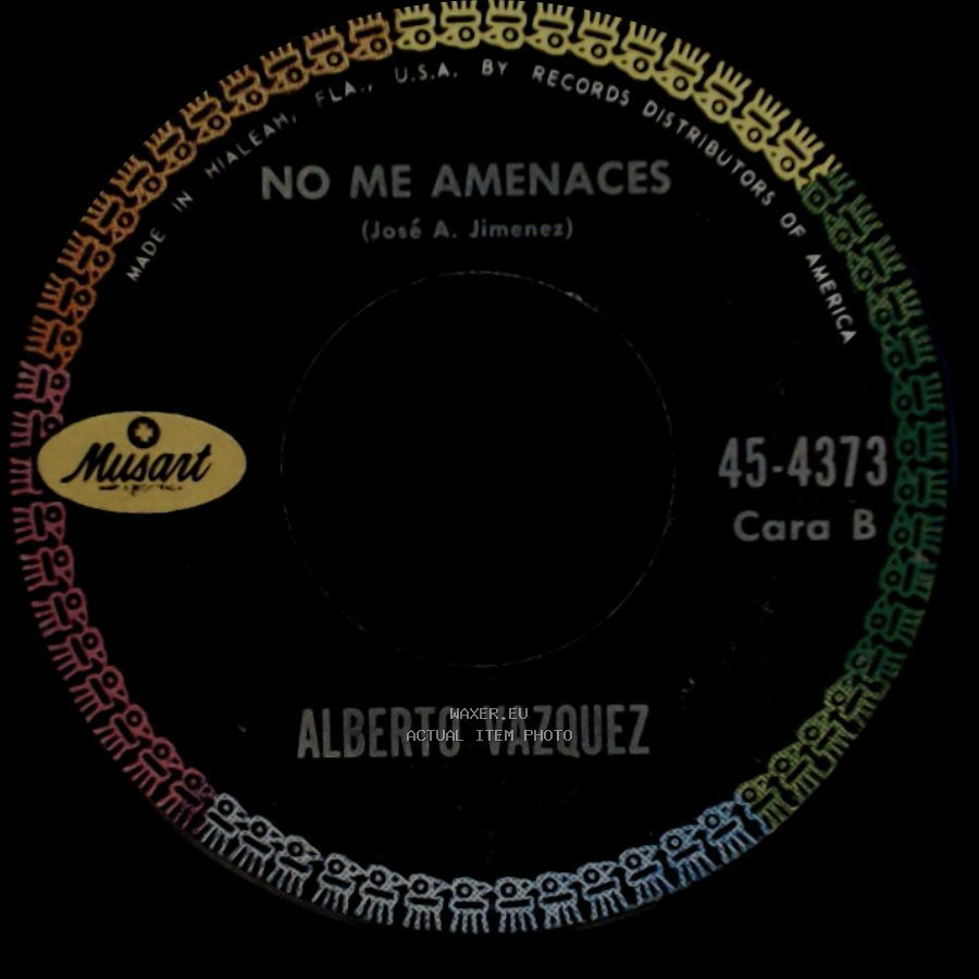 Alberto Vazquez - Extrañame / No Me Amenaces side B