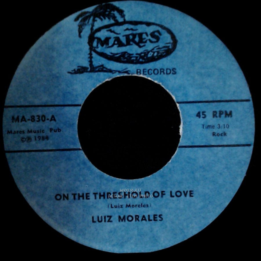 Luiz Morales - 'til I Loved You / On The Threshold Of Love side B