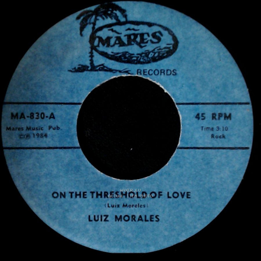 Luiz Morales - 'til I Loved You / On The Threshold Of Love side B