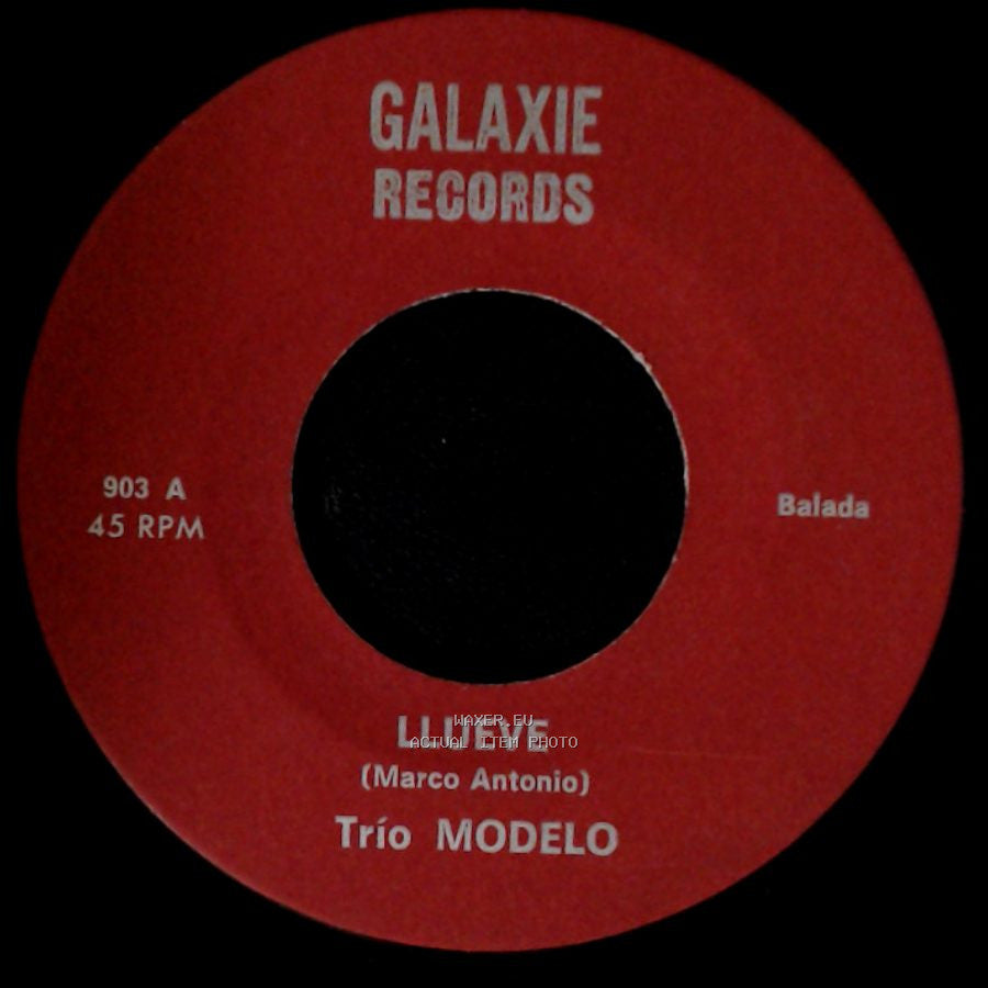 Trío Modelo - Llueve / Apareciste side A