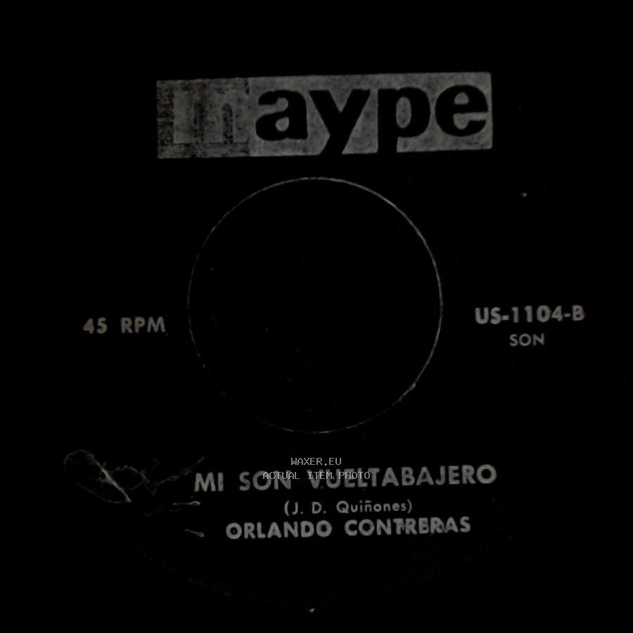 Orlando Contreras - Vuelvo A La Lucha / Mi Son Vueltabajero side B