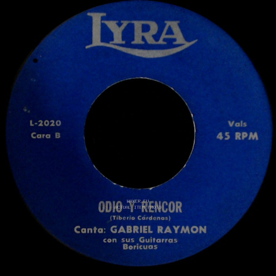 Gabriel Raymon - Tu Dolor / Odio Y Rencor side B