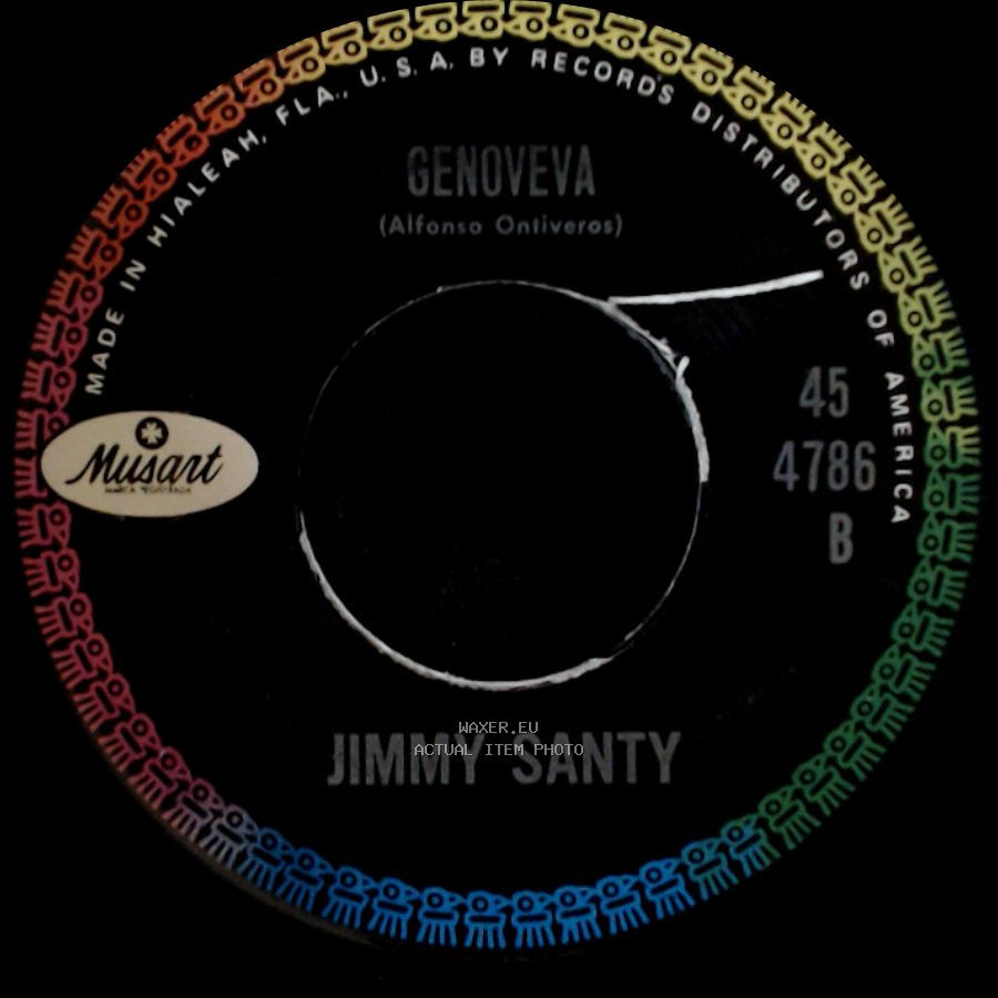 Jimmy Santy - Llorar Como Un Nino / Genoveva side B
