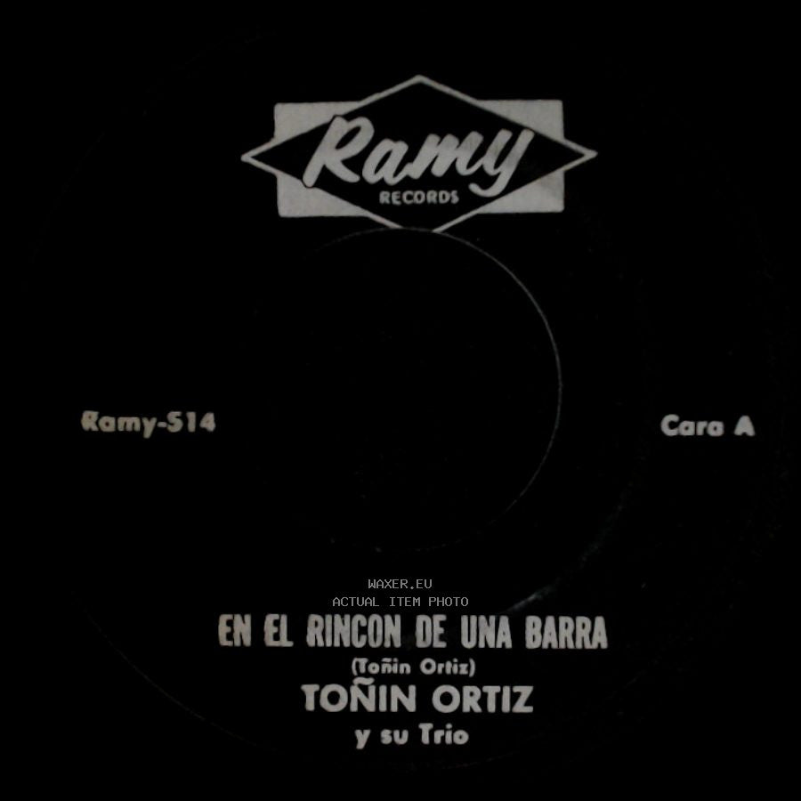 Toñin Ortiz Y Su Trio - En El Rincon De Una Barra / Auria side A