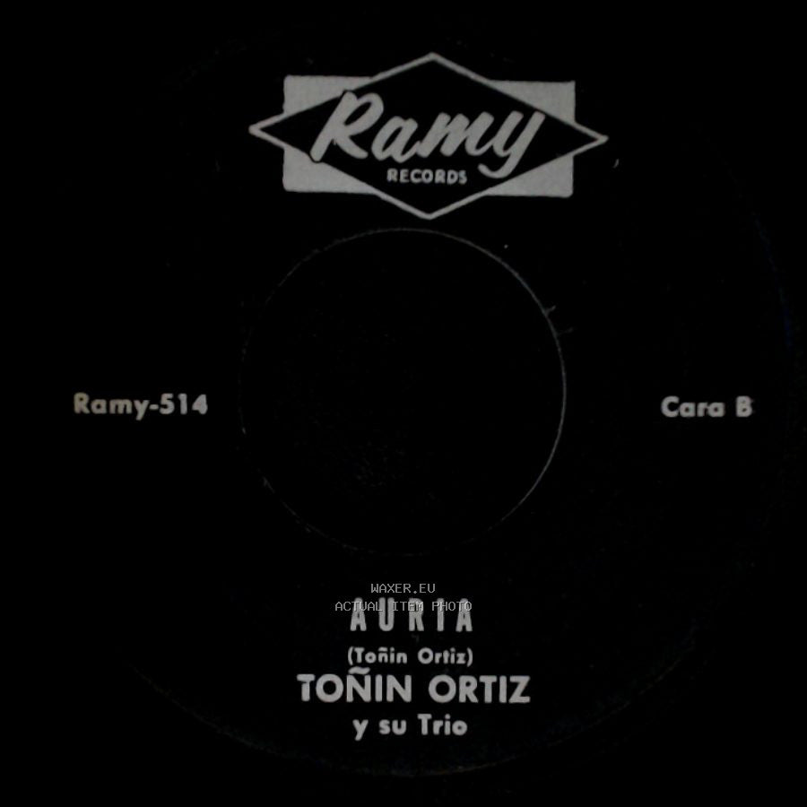 Toñin Ortiz Y Su Trio - En El Rincon De Una Barra / Auria side B