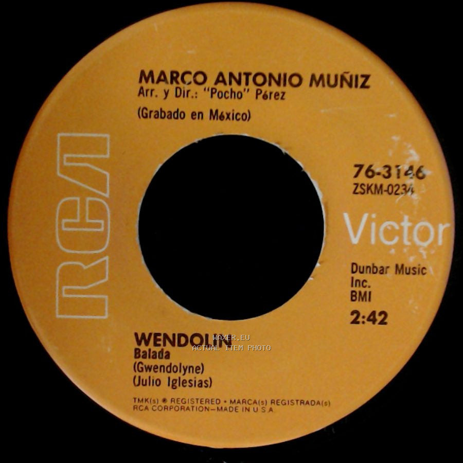 Marco Antonio Muñiz - Wendolin / Nadita De Nada side A