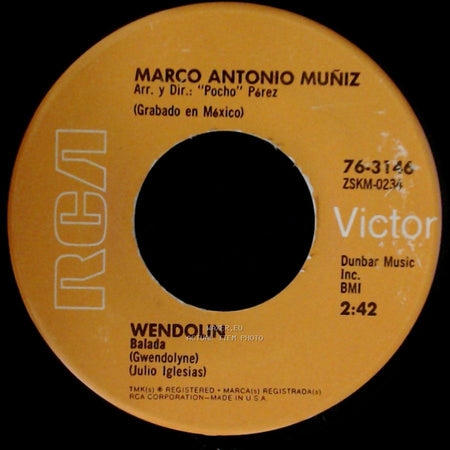Marco Antonio Muñiz - Wendolin / Nadita De Nada side A