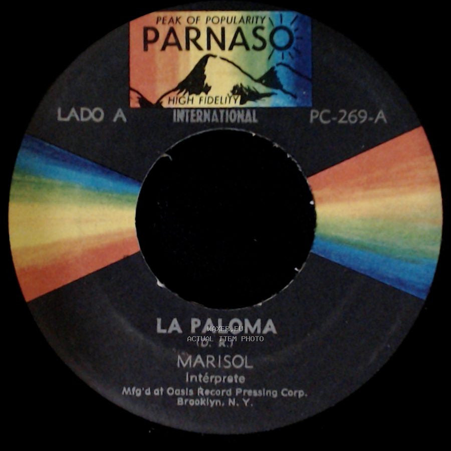 Marisol - La Paloma / Pregunte Por Preguntar side A