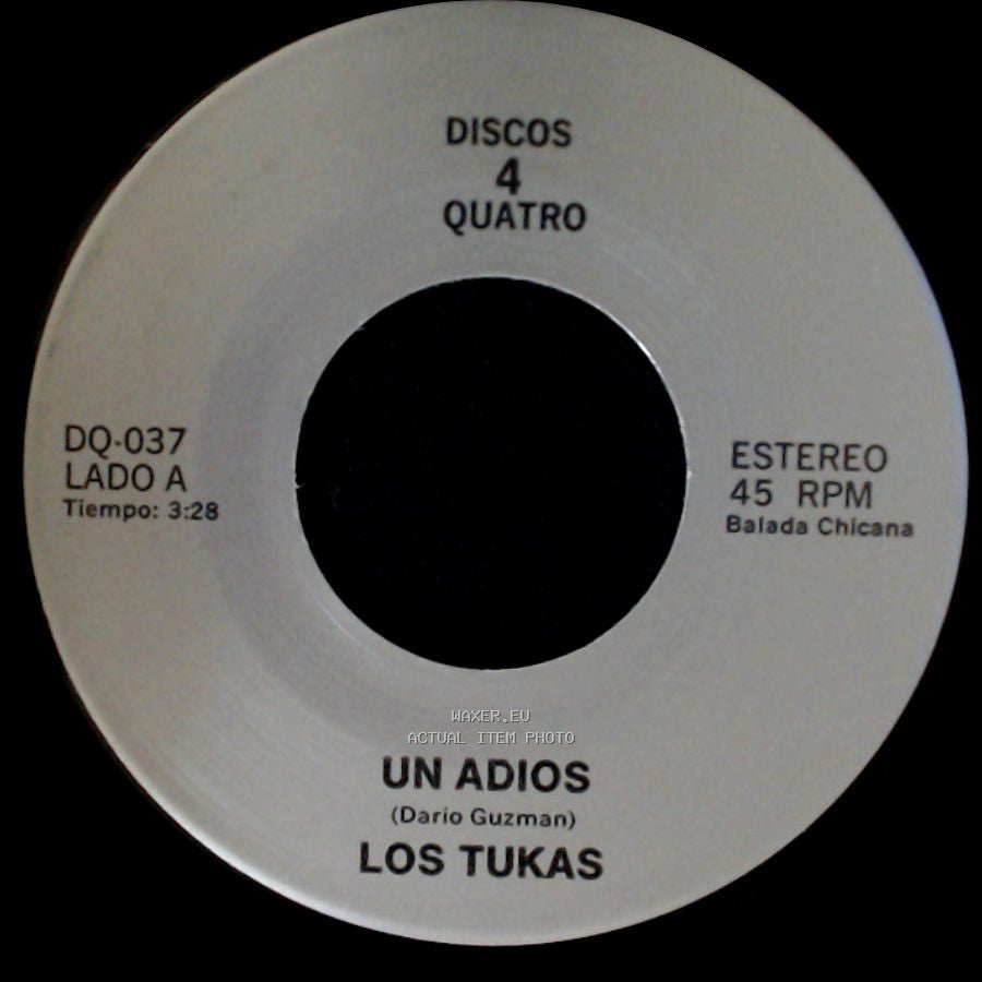 Los Tukas / Polo - Un Adios (Dario Guzman) / El Ultimo Beso "Last Kiss" side A