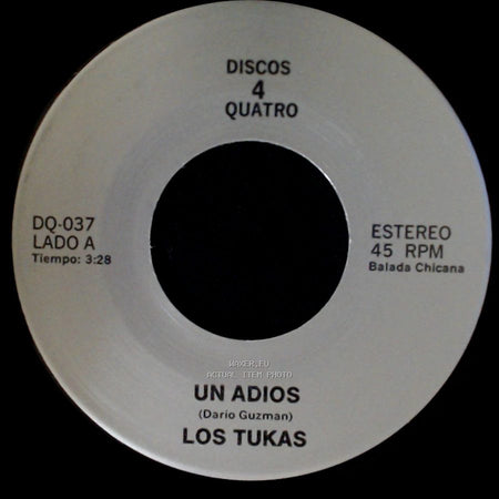 Los Tukas / Polo - Un Adios (Dario Guzman) / El Ultimo Beso "Last Kiss" side A