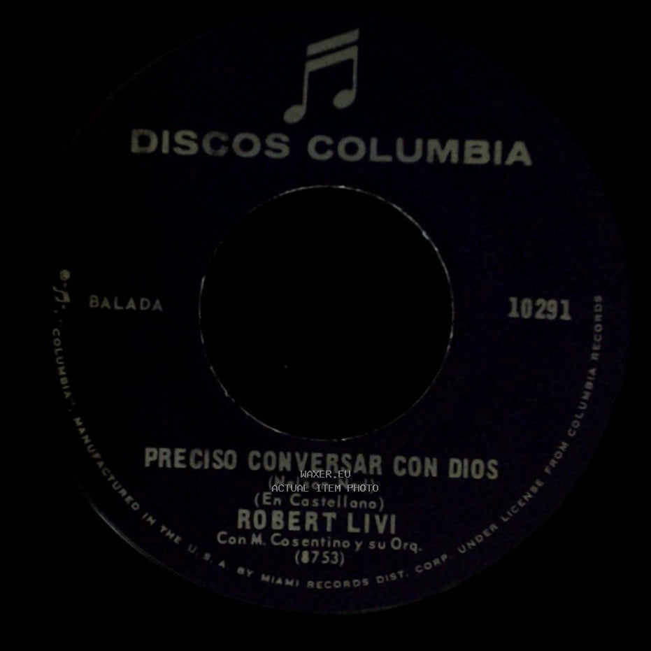 Robert Livi - Marinero, Marinero / Preciso Conversar Con Dios side B