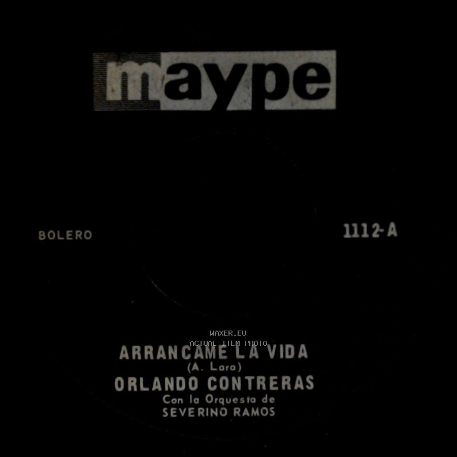 Orlando Contreras - Arrancame La Vida / Unknown Title B side A
