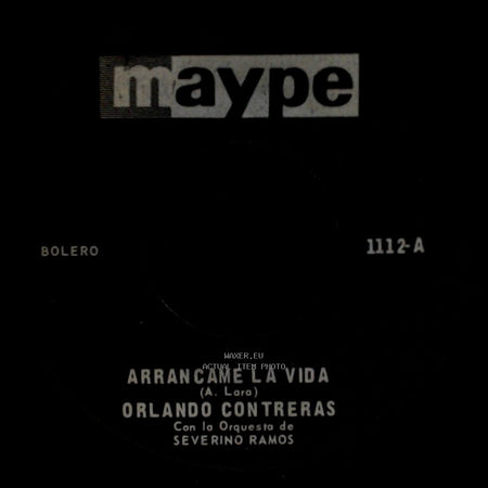 Orlando Contreras - Arrancame La Vida / Unknown Title B side A