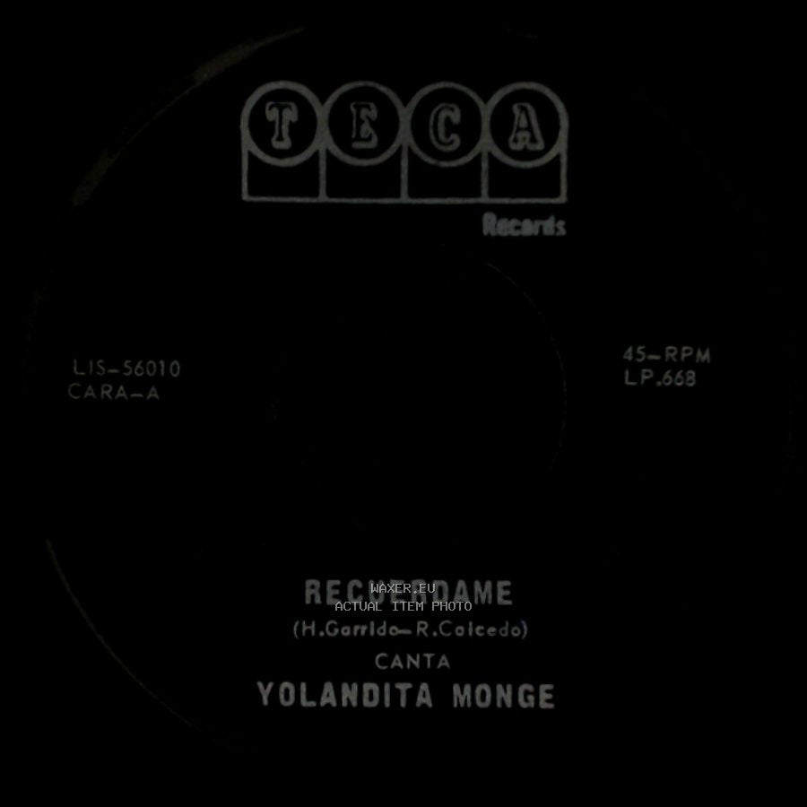 Yolandita Monge - Tu No Crees Mas / Recuerdame side B