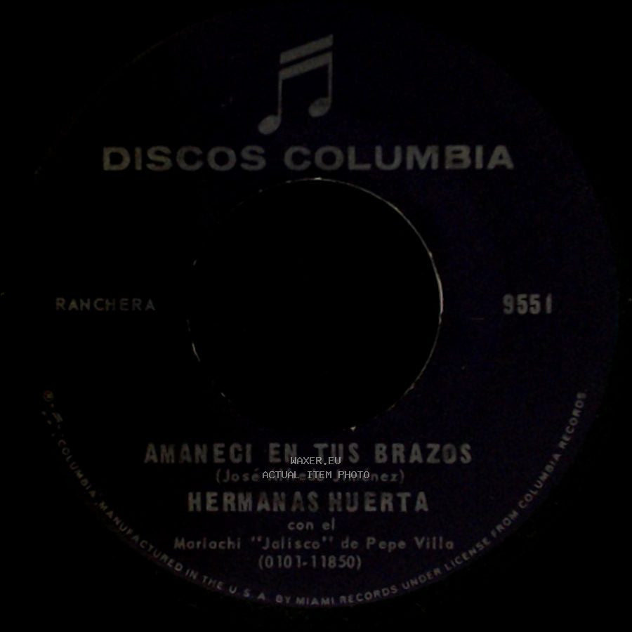 Hermanas Huerta - Compañera / Amaneci En Tus Brazos side B
